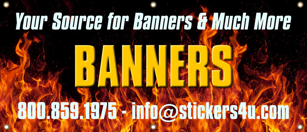 Custom Banners & Signs. 1 color banners up to full Color banners. from 3' to 30'+ We'll get the job done for you quick and at a fair price. 