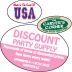 Oval Roll Labels